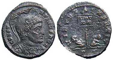 0274 Ticinum Italia Constantineus I Imperium Romanum AE