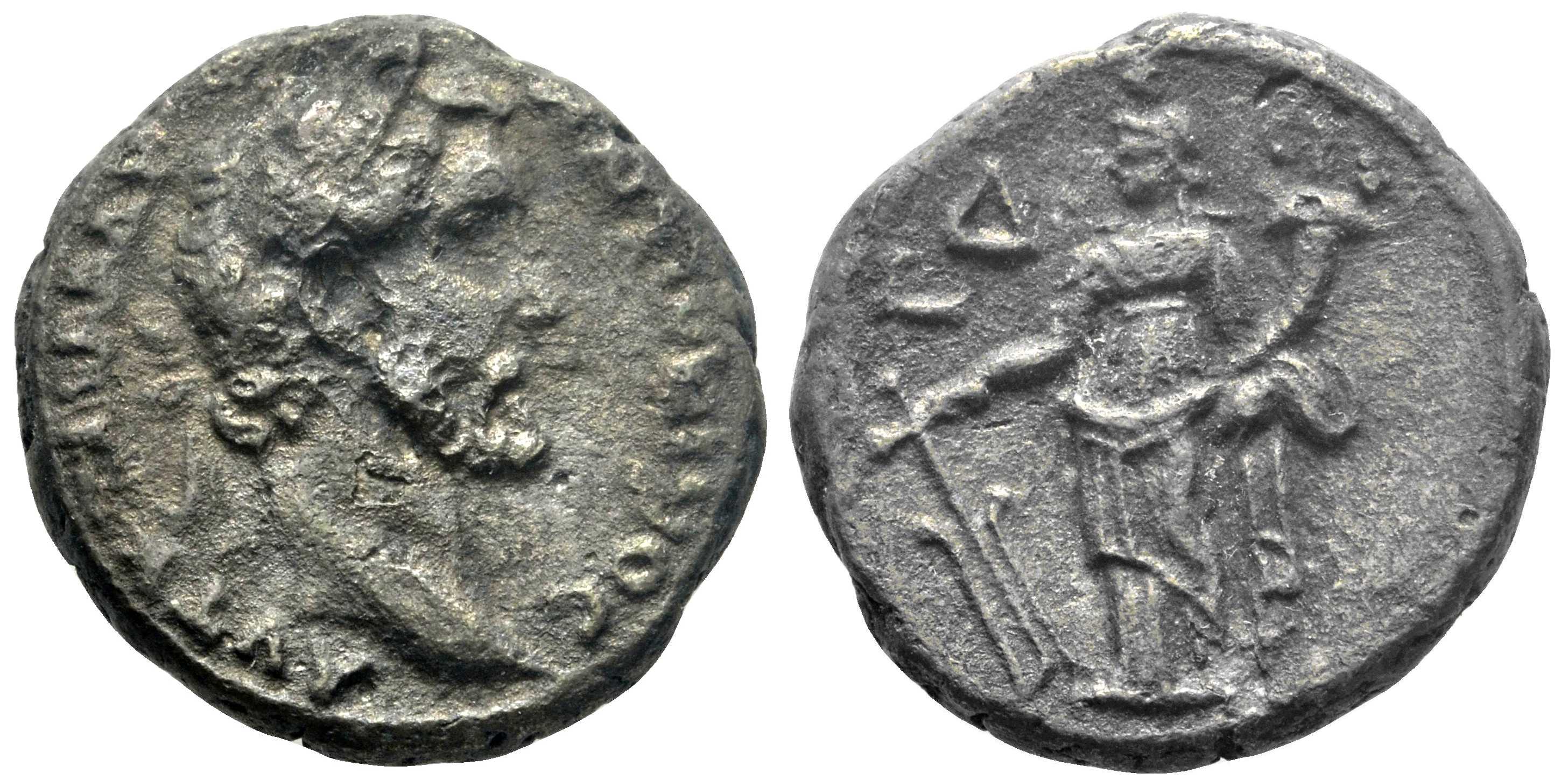 5851 Alexandria Aegyptus Antoninus Pius AE