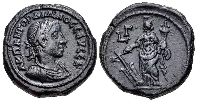 5915 Alexandria Aegyptus Gordianus III AE