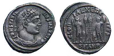 0281 Antiochia ad Orondem Constantinus I Imperium Romanum AE