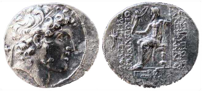 1784 Seleukid Alexander I Tetradrachm AR