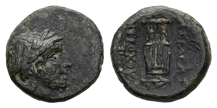 7555 Seleukid Antiochos II AE