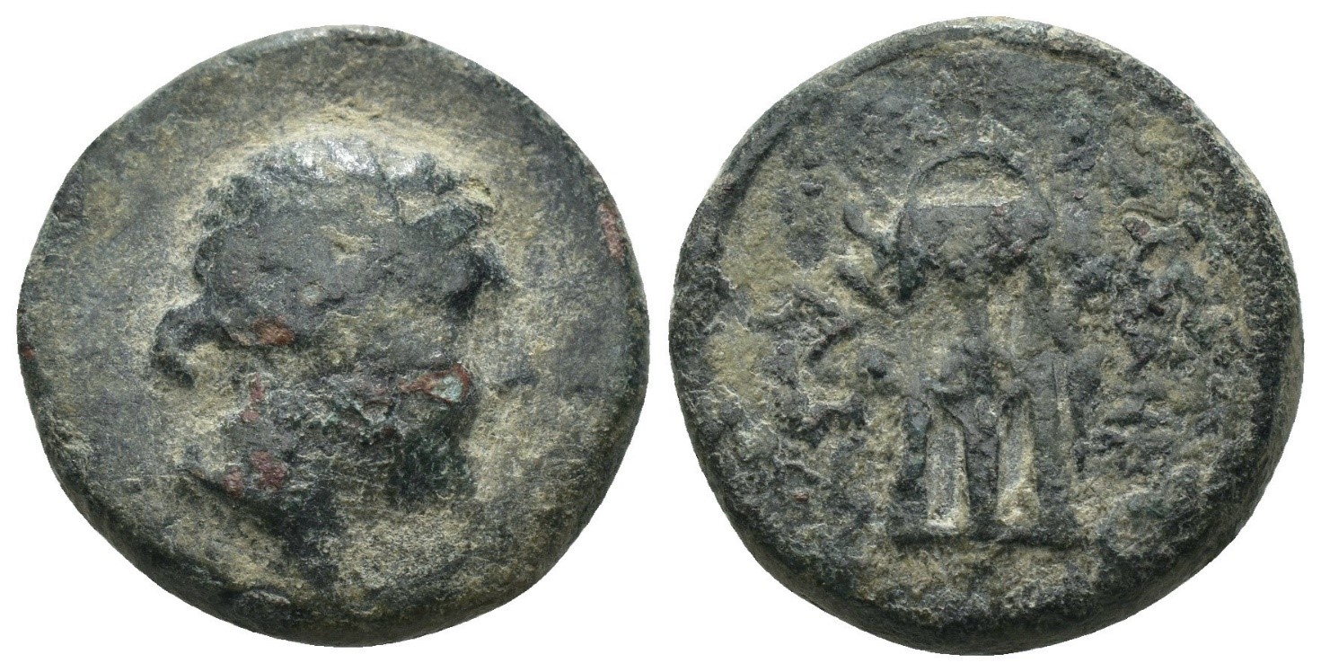 7566 Seleukid Antiochos II AE