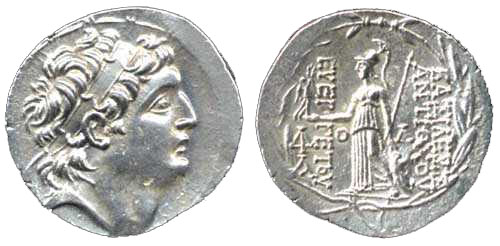 1540 Seleukid Antiochos VII Tetradrachm AR