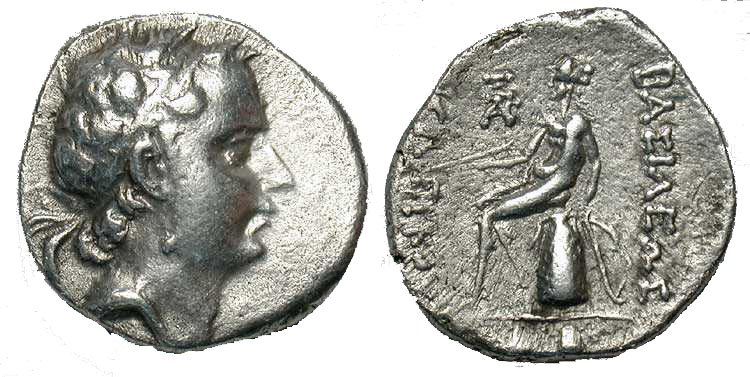 1630 Seleukid Seleukos IV Drachm AR