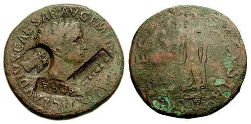 v4456 Roma Claudius I AE