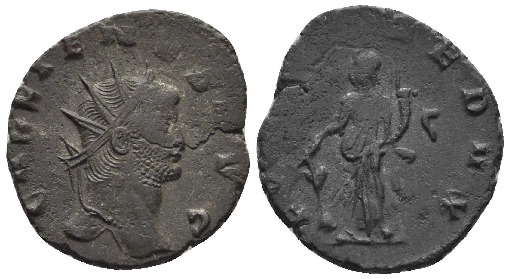 5854 Roma Gallienus Denarius AR