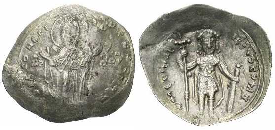 3213 Alexius I Constantinopolis Miliaresion AR