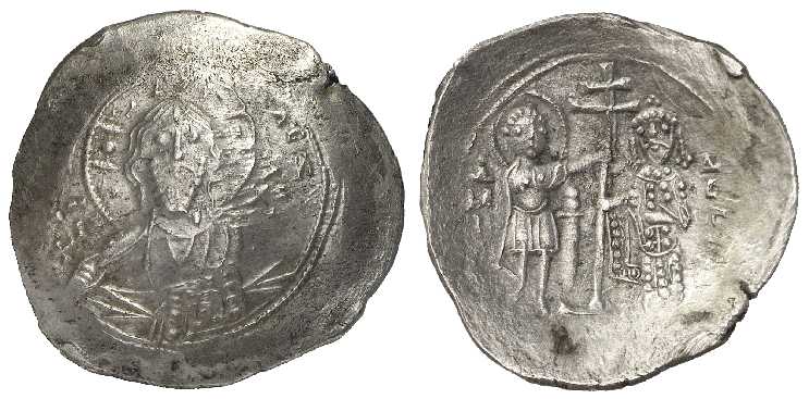 3985 Alexius I Thessalonica Histamenon Nomisma AR