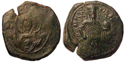 831 Andronicus I Thessalonica Tetarteron AE