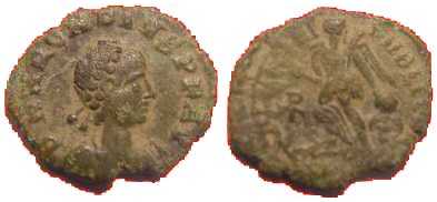 311 Constantinopolis Imperium Byaznatinum Arcadius AE