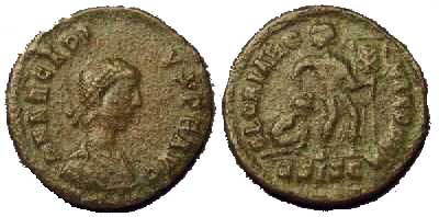 1293 Arcadius Siscia Imperium Byzantinum AE