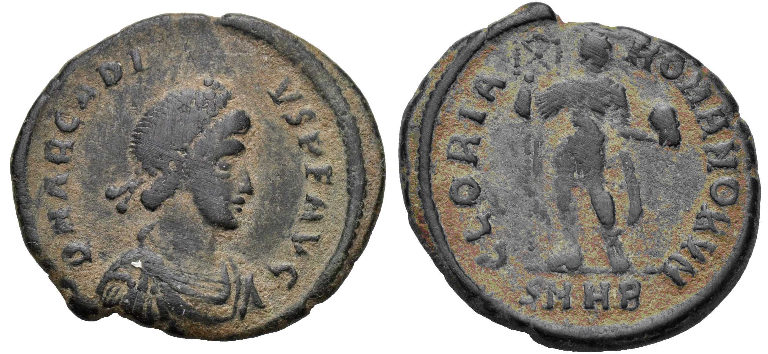 5627 Arcadius Siscia Imperium Byzantinum AE