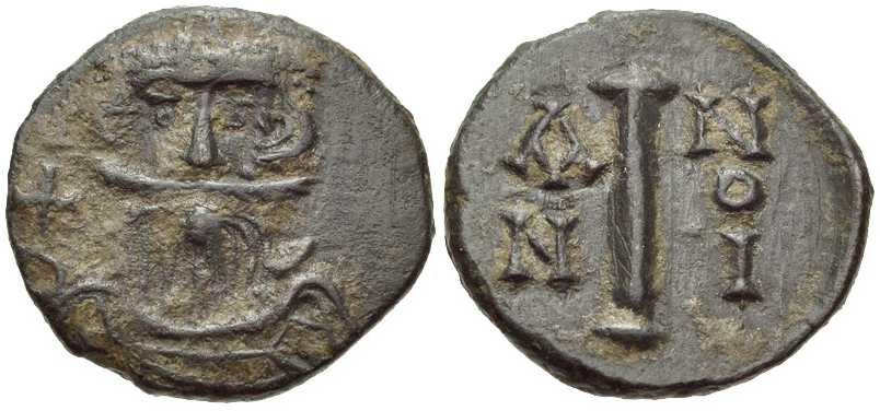 3541 Constans II Syracusae 10 Nummi AE
