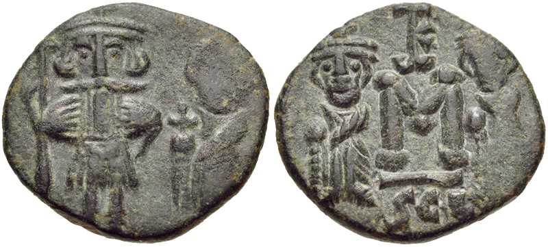 3676 Constans II Syracusae Imperium Byzantinum Follis AE