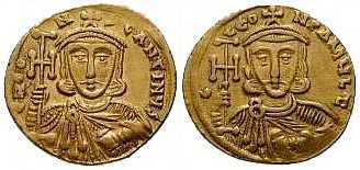 2155 Constantine V Constantinopolis Solidus AV