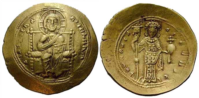 3613 Constantinus X Constantinopolis Histamenon Nomisma AV
