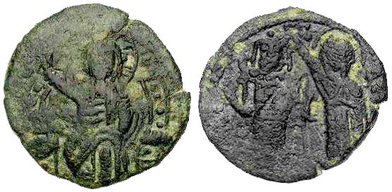 3634 Isaacius Comnenus Cyprus Tetarteron AE