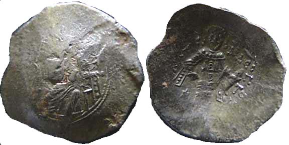 832 Byzantium Isaac II Aspron Trachy BL