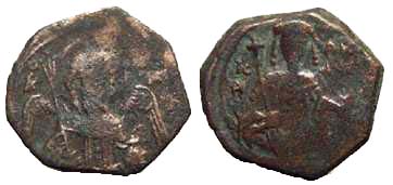928 Isaac II Thessalonica Tetarteron AE