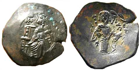 3765 Isaacius II 1st Reign Constantinopolis Aspron Trachy BL