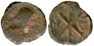 1331 Iustinus I Nicomedia Pentanummium AE