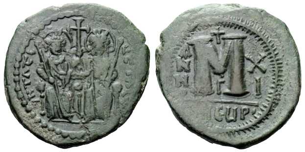 5009 Iustinus II Imperium Byzantinum Antiochia Follis AE