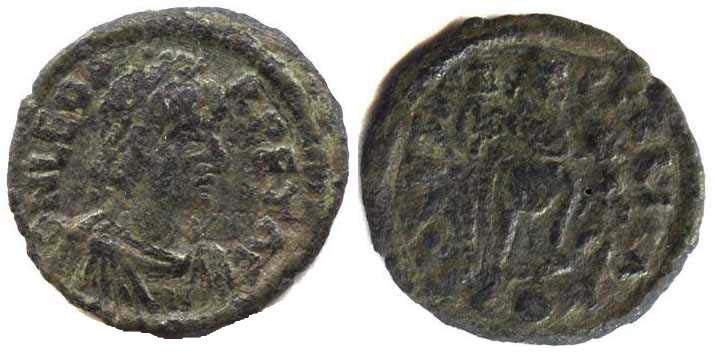 3318 Leon I Cherson Imperium Byzantinum AE