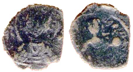 2182 Manuel I Uncertain Greek Mint 1/2 Tetarteron AE