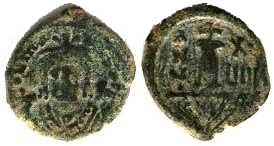 676 Mauricius Tiberius Thessalonica 10 Nummi AE