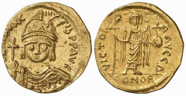 3408 Maurice Tiberius Antiochia (Theoupolis) Solidus AV