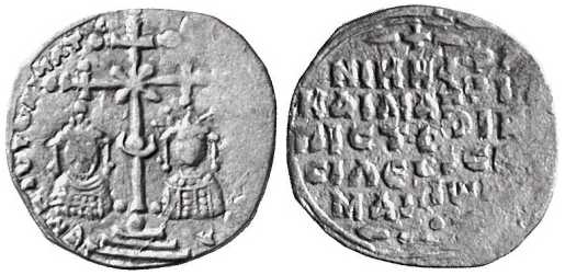 1708 Nicephorus III Constantinopolis Miliaresion AR