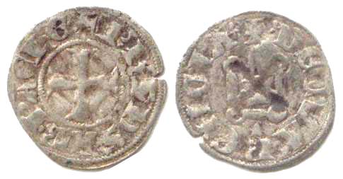 910 Philip of Savoy Achaea Clarencia Denier BL
