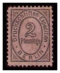27.5.1873 Germany Private Mail Berlin Mi A1