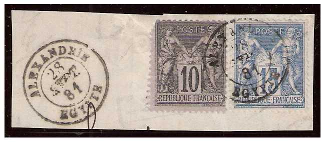 1.1.1877/10.6.1880 France Mi 68/78 Postage Stamps