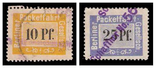 Germany Private Mail 1873-1914 Berlin Michel B 3/4