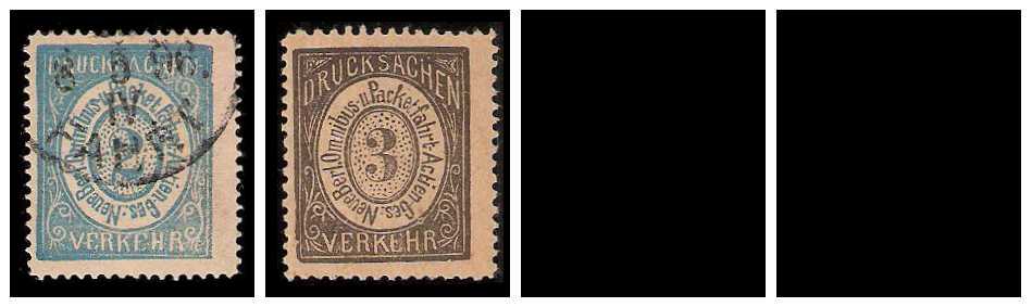 6./7.1886 Germany Private Mail Berlin Mi B 13/16