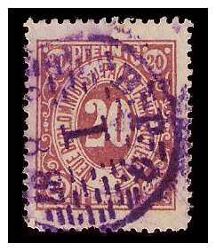 10.1886 Germany Private Mail Berlin Mi B 23/24 collection 11½-11¼