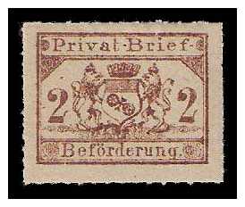 11.1886 Germany Private Mail Mainz Mi C 1