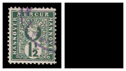 1.1887/1892 Germany Private Mail Hannover Mi 6 & 9
