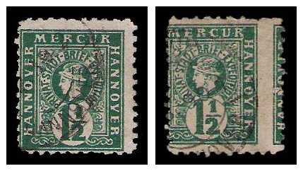 1.1887/1892 Germany Private Mail Hannover Mi 6 & 9 collection 01