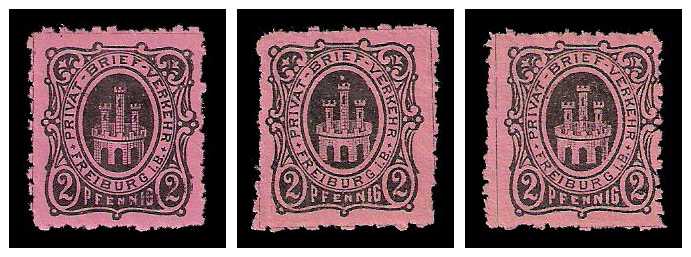 11.1886 Germany Private Mail Freiburg Mi A 1/2 collection 02 collection 02