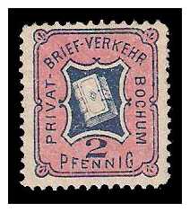 3.1887 Germany Private Mail Bochum A 7