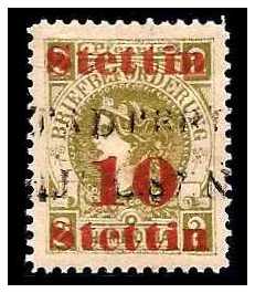 5.1887 Germany Private Mail Stettin Mi A 19