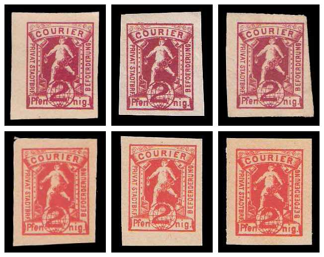 7.1887 Germany Private Mail Magdeburg Mi A 7 collection 02