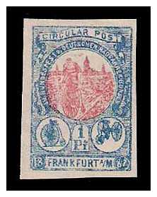 8.1887 Germany Private Mail Frankfurt a.M. Mi B 28 collection 01