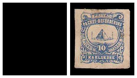 8.1887 Germany Private Mail Karlsruhe Mi B 6/7