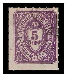 2.1896 Germany Private Mail Metz Mi B 1/2 collection 01 collection 02