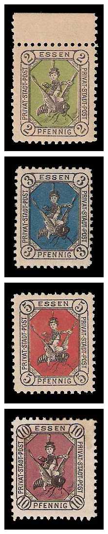 10.1887 Germany Private Mail Essen Mi A 1/4 collection 01