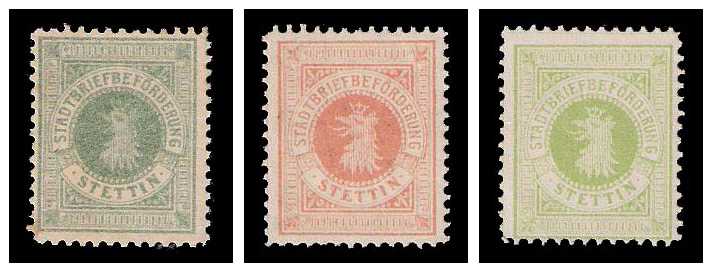 10.1887 Germany Private Mail Stettin Mi A I/III